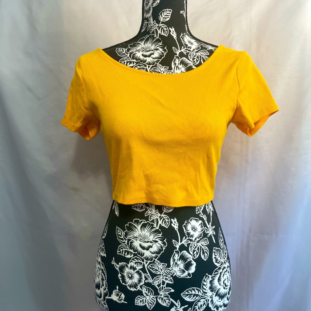 Open-Back Crop Top
